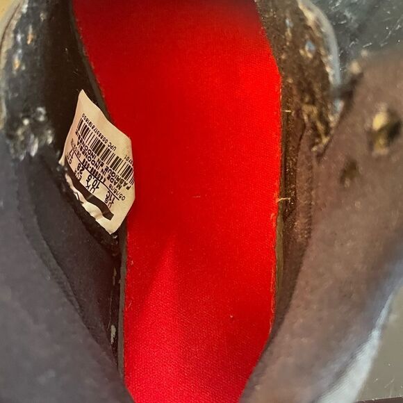 Nike Air Jordan 5 Black Satin/Varsity Red 440890-008 Mid Toddler Sneakers SZ 11C - Picture 9 of 12